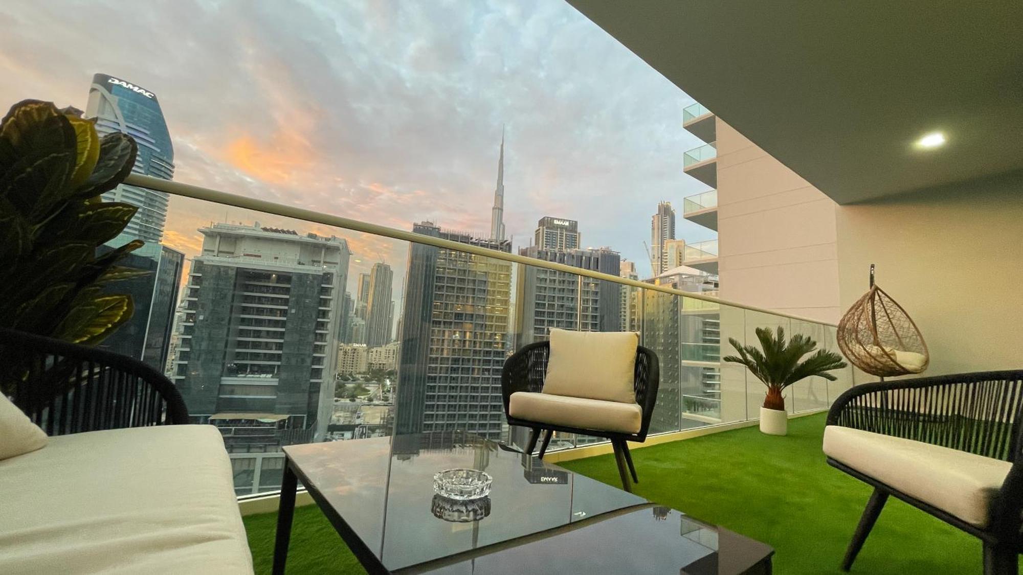 Luxury 2 Bedroom With Burj Khalifa View Dubai Buitenkant foto